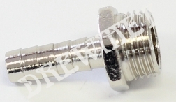 Nypel do węża 9 mm GW 1/2" cynk-chrom