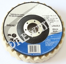 Przystawka z rzepem 125 mm euro disc (dysk z rzepem)