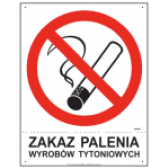 Tabliczka zakaz palenia